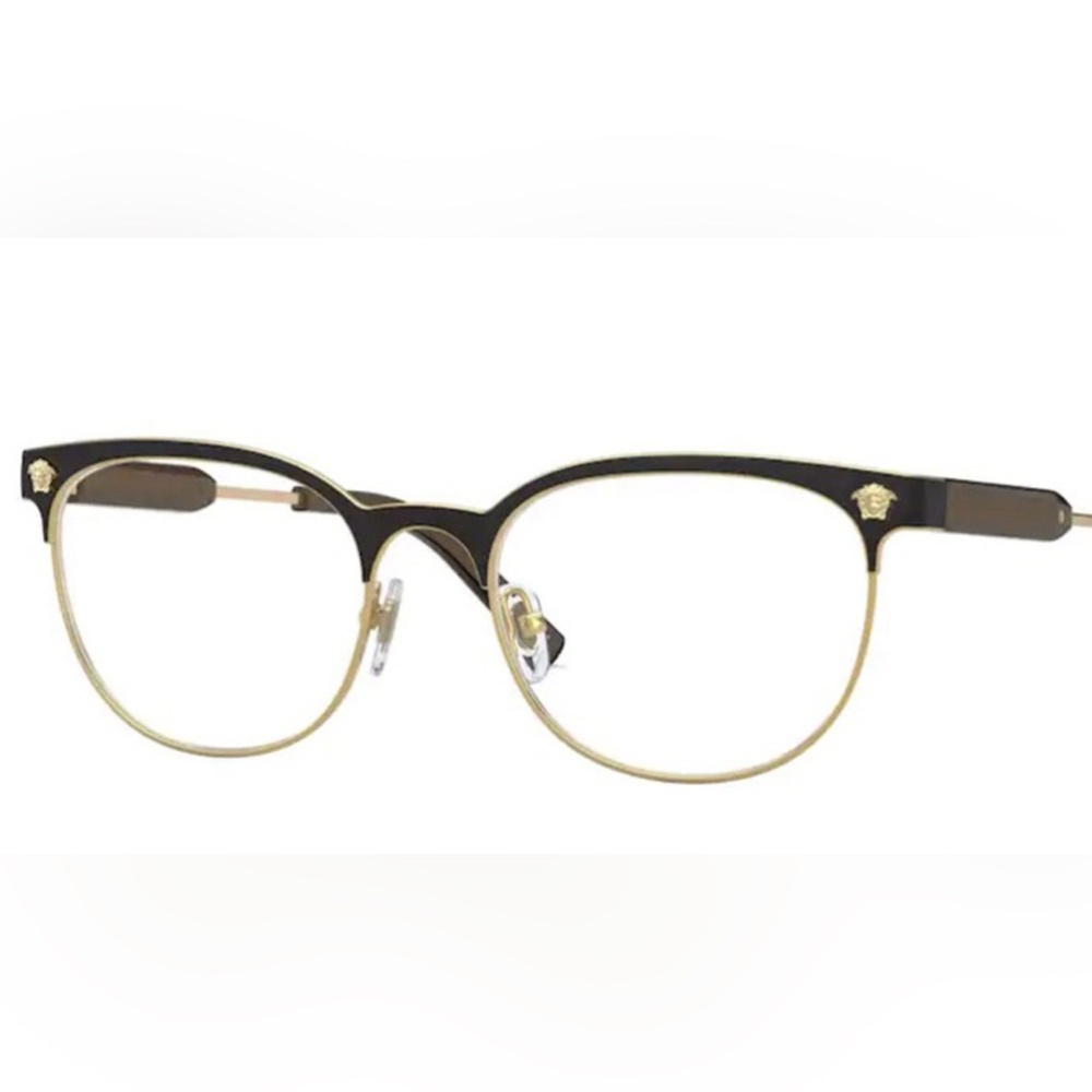 Versace Black and Gold Glasses with Case